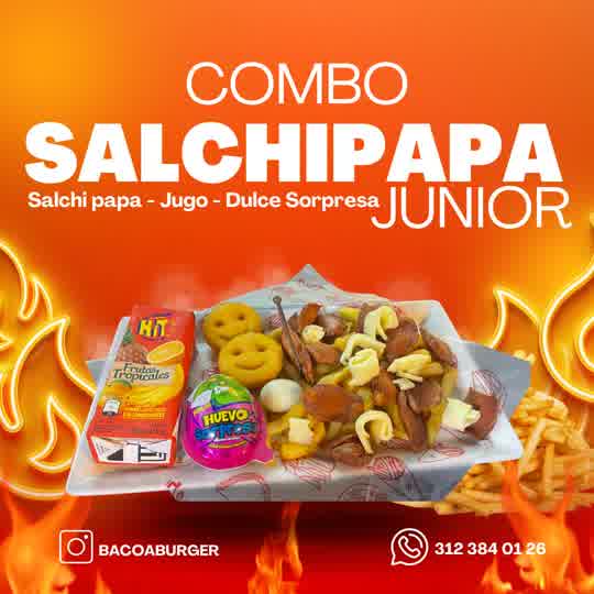 COMBO SALCHIPAPA JUNIOR